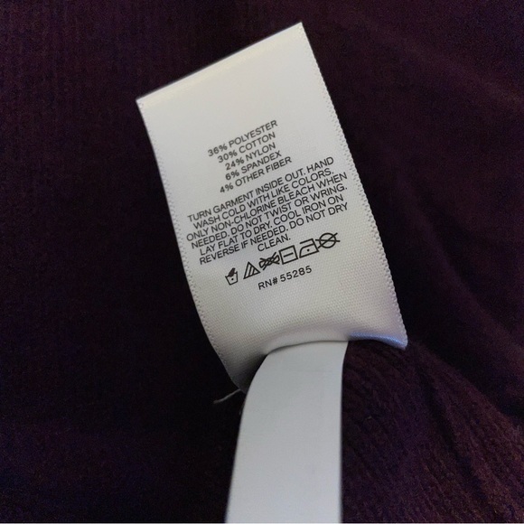 NWT Express Purple Jeweled V Neck Sweater - Picture 7 of 7